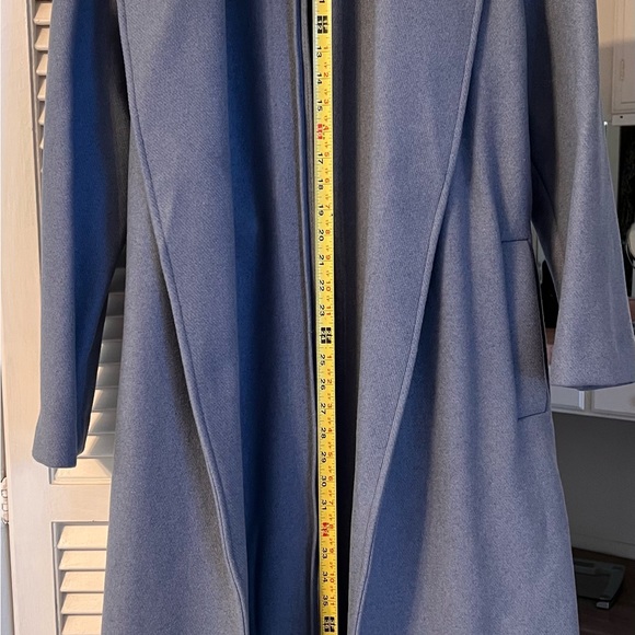 Mango wool coat- light blue - Picture 6 of 10